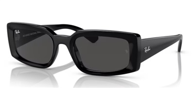 Ray-Ban RB4395 667787 — чёрные мужские солнцезащитные очки