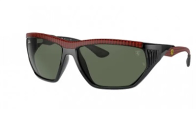 Ray-Ban Ferrari RB8359M мужские солнцезащитные очки, чёрные и красные, F66171
