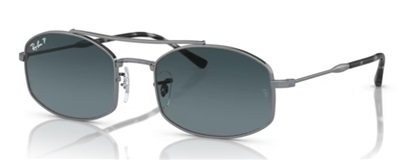 Ray-Ban RB3719 мужские солнцезащитные очки, тёмно-серые, 004/S3, поляризованные