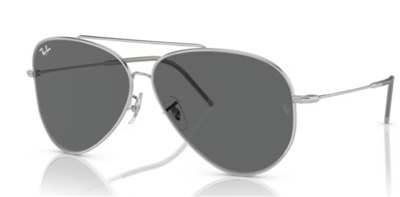 Ray-Ban Aviator Reverse RBR0101S мужские солнцезащитные очки, серебристые 003/GR