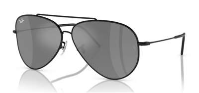 Ray-Ban Aviator Reverse RBR0101S Men's Sunglasses Black 002/GS CR39 Organic 1.5