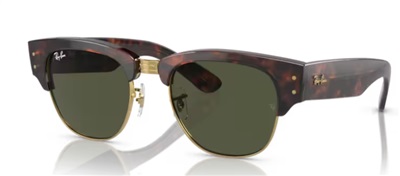 Ray-Ban Mega Clubmaster RB0316S Güneş Gözlüğü Altın Kahverengi 990/31 Mineral
