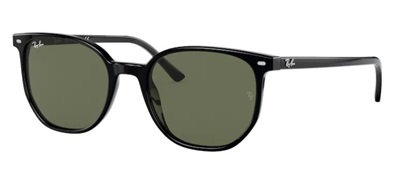 Солнцезащитные очки Ray-Ban Elliot RB2197, чёрные, 901/31, минеральные линзы