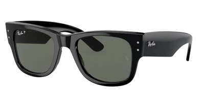 Ray-Ban Mega Wayfarer RB0840S Black Polarized Sunglasses 901/58