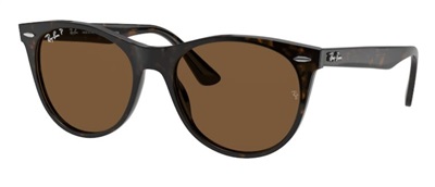 Ray-Ban Wayfarer II RB2185 Sunglasses Brown 902/57 Polarized