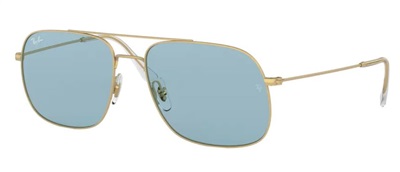 Ray-Ban RB3595 901380 Gold Men's Sunglasses