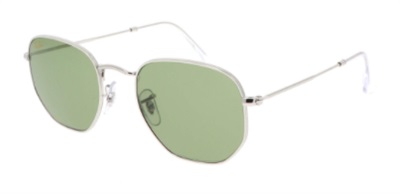 Ray-Ban Hexagonal RB3548 солнцезащитные очки, серебристые 91984E