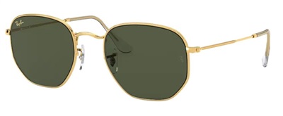 Ray-Ban Hexagonal RB3548 Men's Sunglasses Gold 919631