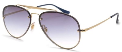 Ray-Ban RB3584N 91400S — мужские солнцезащитные очки, золотистые