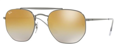 Ray-Ban RB3648 мужские солнцезащитные очки, тёмно-серые, 004/I3, зеркальные