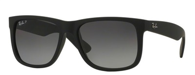 Ray-Ban Justin RB4165 мужские солнцезащитные очки, чёрные 622/T3