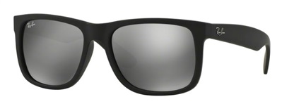 Ray-Ban Justin RB4165 солнцезащитные очки, чёрные 622/6G