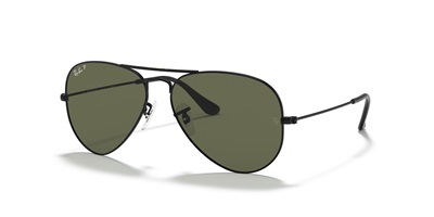 Ray-Ban RB3025 Black Polarized Sunglasses 002/58