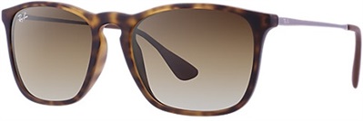 Ray-Ban Chris RB4187 Men's Sunglasses, Brown 856/13
