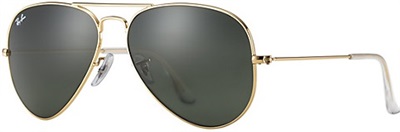 Ray-Ban RB3025 001/58 Gold Polarized Men's Sunglasses
