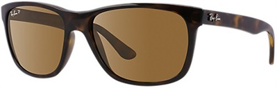 Ray-Ban RB4181 710/83 Brown Polarized Sunglasses