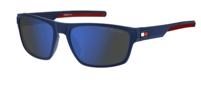 Tommy Hilfiger TH1978S — солнцезащитные очки с синими зеркальными линзами