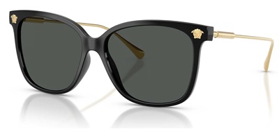 Versace VE4507U GB1/87 Black Sunglasses CR39 Organic 1.5