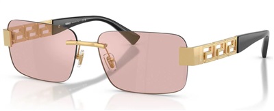 Солнцезащитные очки Versace VE2298 10021T, золотистые