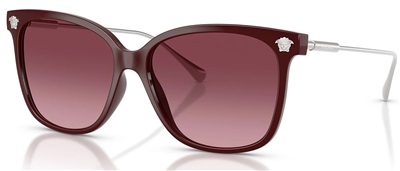 Versace VE4507U 54648H — бордовые солнцезащитные очки