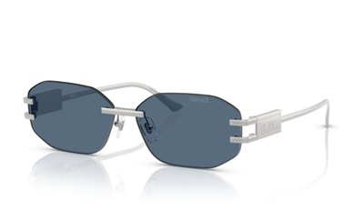 Солнцезащитные очки Versace VE2274 10016G, серебристые зеркальные