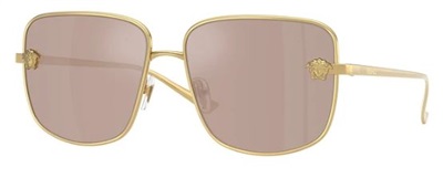 Versace VE2282 Gold Sunglasses 1002/5 Mirrored