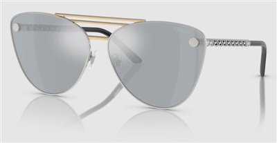 Versace VE2267 Silver/Gold Mirrored Sunglasses