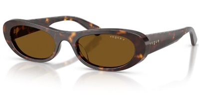 Vogue Eyewear VO5695SU Sunglasses, Dark Brown W65683, Polarized