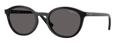 Vogue Eyewear VJ2033 W44/87 — чёрные солнцезащитные очки для 11–15 лет