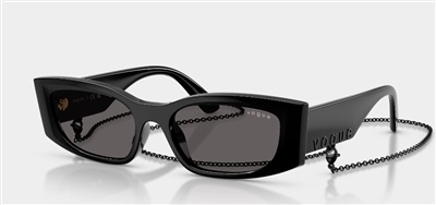 Vogue Eyewear VO5655SU W44/87, чёрные солнцезащитные очки, CR39 Organic 1.5