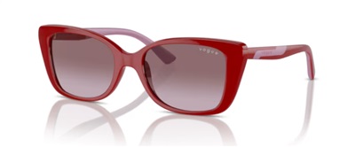 Vogue Eyewear Genç 11-15 VJ2022 Güneş Gözlüğü Kırmızı 31298H CR39 Organik 1.5