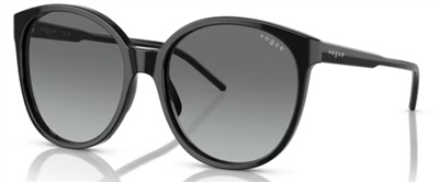 Vogue Eyewear Irony VO5509S Чёрные солнцезащитные очки W44/11 CR39 Organic 1.5