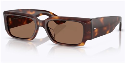 Oliver Peoples OV5583SU 100773 — солнцезащитные очки, тёмно-коричневые