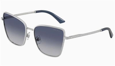 Солнцезащитные очки Jimmy Choo JC4023J, серебристые, 30024L CR39 Organic 1.5