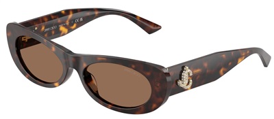 Солнцезащитные очки Jimmy Choo JC5038BU 500273, тёмно-коричневые