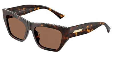 Солнцезащитные очки Jimmy Choo JC5035B, тёмно-коричневые 500273