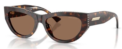 Солнцезащитные очки Jimmy Choo JC5034BU, тёмно-коричневые, 500273