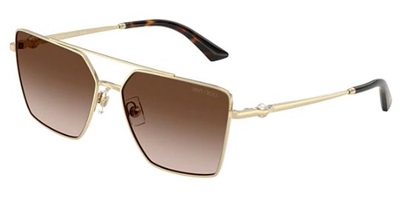Jimmy Choo JC4016HB 300613, золотистые солнцезащитные очки