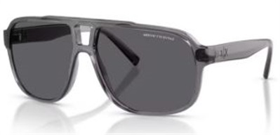Солнцезащитные очки Armani Exchange AX4104S 823981, тёмно-серые