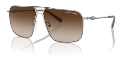 Armani Exchange AX2050S 600373 Dark Grey Polarized Sunglasses