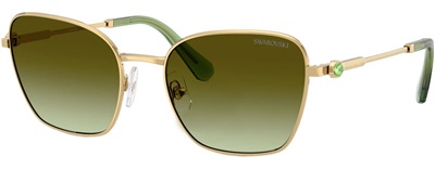 Солнцезащитные очки Swarovski SK7029 4004E8, золотистые