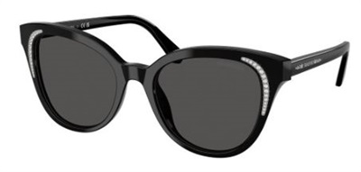 Солнцезащитные очки Swarovski SK6031 1001T3, чёрные