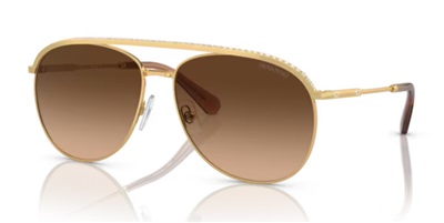 Swarovski SK7005 400474 — солнцезащитные очки, золотой цвет
