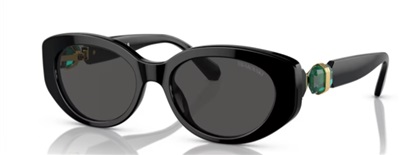 Swarovski SK6002 Güneş Gözlüğü Siyah 100187 CR39 Organik 1.5