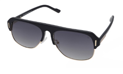 Quantum Q228 Sunglasses Black/Gold C1 CR39 Organic 1.5
