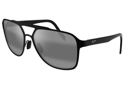 Maui Jim MJ0607S 001 — чёрные поляризационные солнцезащитные очки