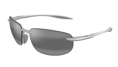 Maui Jim MJ0676S 002 Silver Polarized Sunglasses