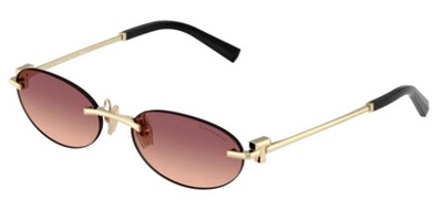 Солнцезащитные очки Tiffany&CO. TF3119D, золотистые, 62408D