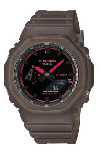 Casio G-Shock GA-2100K-5ADR Kol Saati Kahverengi