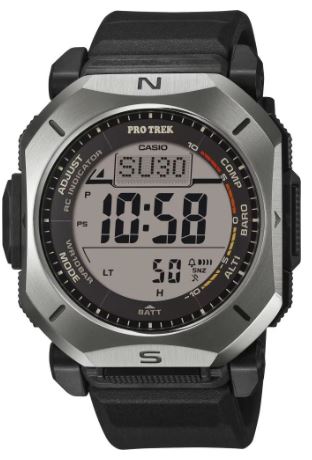 Casio G-Shock PRW-69Y-1DR, чёрные мужские часы